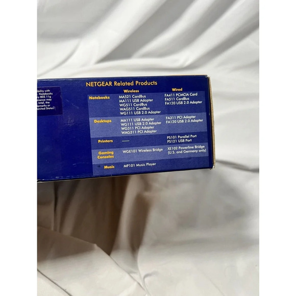 Netgear WGR614 V5 54 Mbps 4-Port Wireless Router Works‎ With Everything Included - Picture 8 of 16